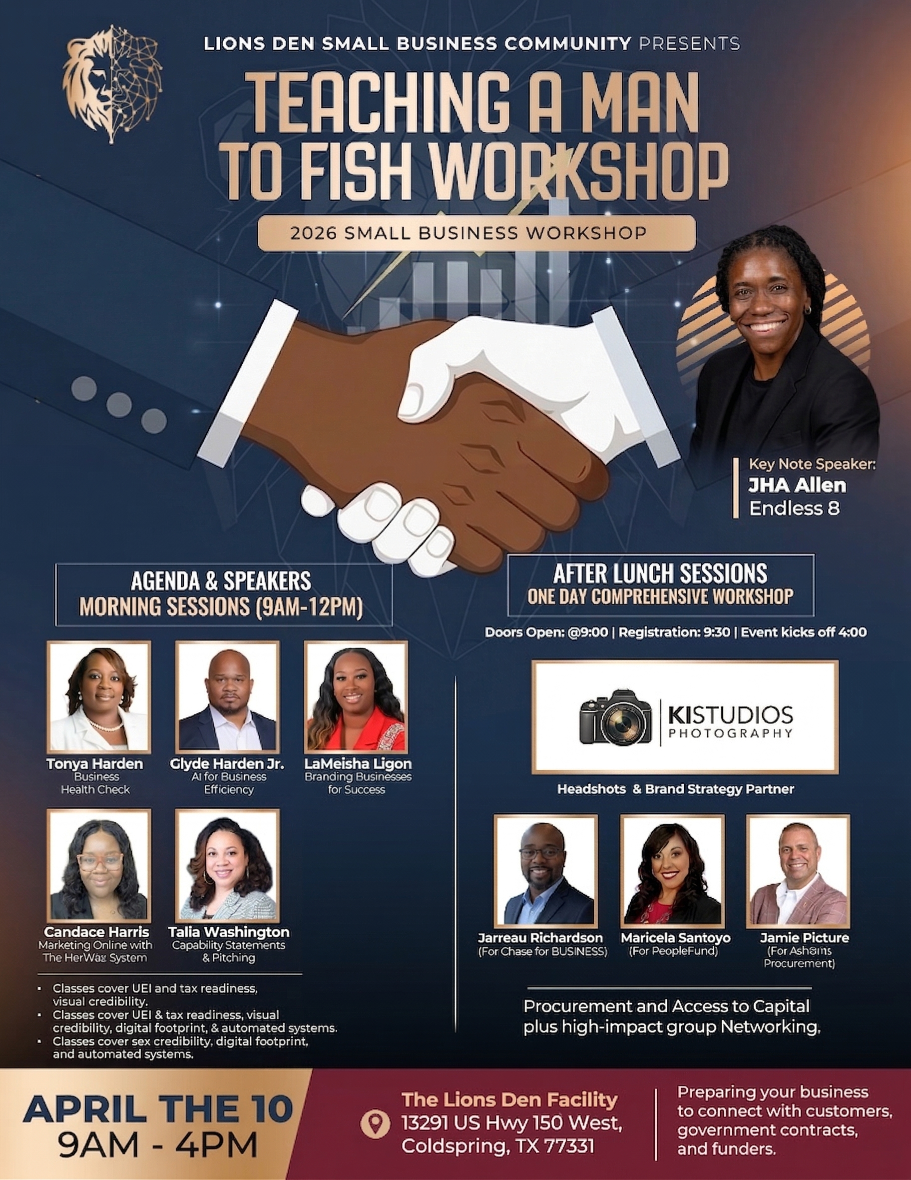 Teaching A Man To Fish One Day Workshop